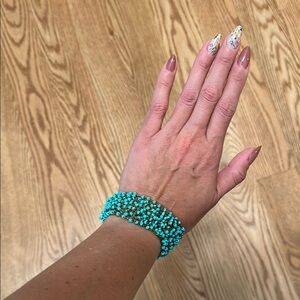 Turquoise Beaded Bracelet